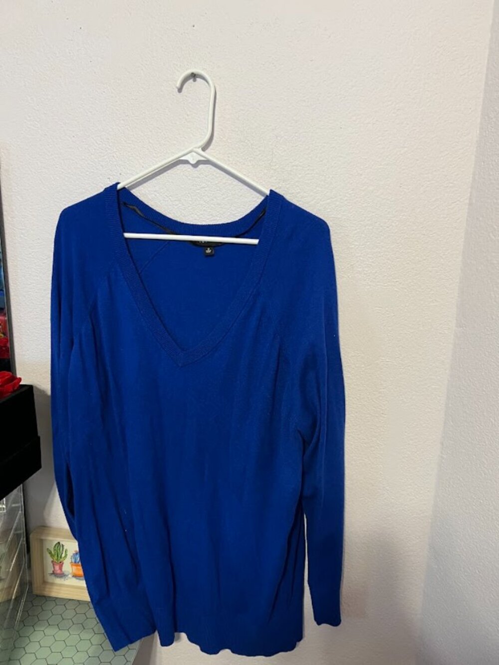 Royal blue V-neck Torrid size 2 sweater